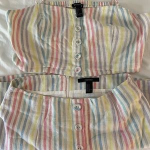 Forever 21 super cute two piece set MD/LG